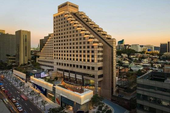 버닝썬 사태로 유명해진 서울 강남구 르메르디앙 호텔 전경. [르메르디앙호텔 홈페이지]