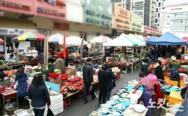 창원 상남시장.