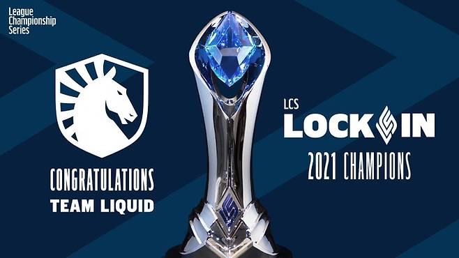 리퀴드가 C9을 꺾고 LCS 록인 우승을 차지했다(사진=LCS 공식 SNS 발췌).