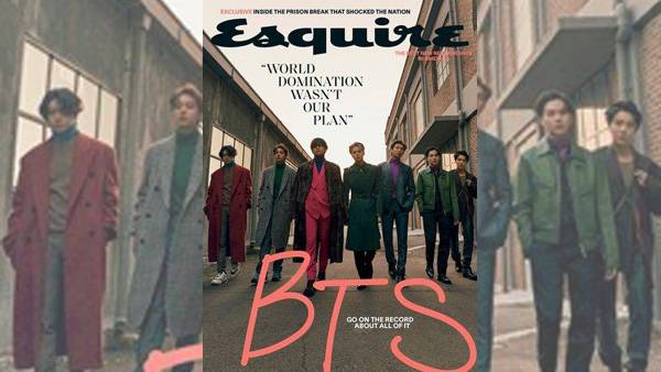 자료사진, 에스콰이어 겨울호 표지를 장식했던 방탄소년단