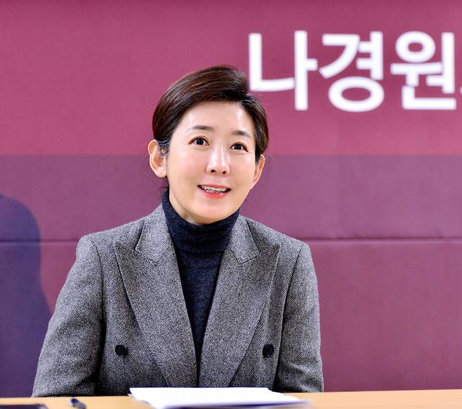 Na Kyung-won, former floor leader of the conservative main opposition Liberty Korea Party (Park Hyun-koo/The Korea Herald)