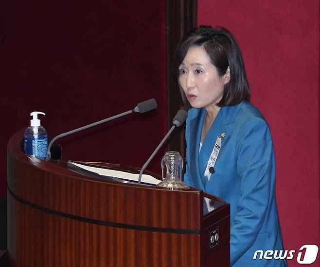 전주혜 국민의힘 의원. 2020.8.4/뉴스1 © News1 신웅수 기자