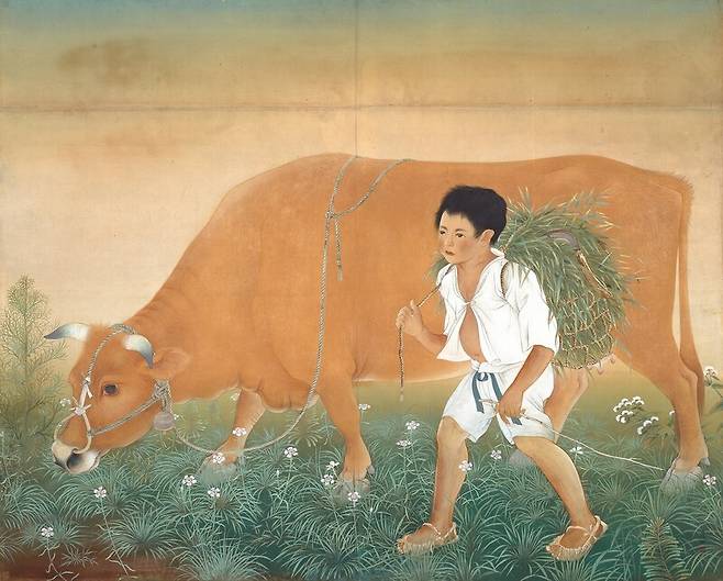 장우성, <귀목>, 1935, 비단에 수묵채색, 145×178cm. 국립현대미술관.