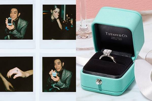 래퍼 빈지노가 연인 스테파니 미초바에게 프러포즈한 반지에 대한 관심이 높다. /사진=스테파니 미초바 인스타그램, 티파니앤코 홈페이지