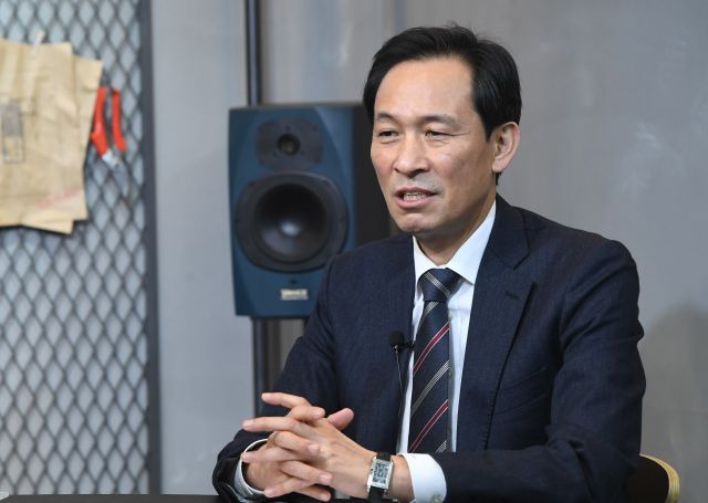서울시장 보궐선거에 출마한 더불어민주당 우상호 의원. 연합