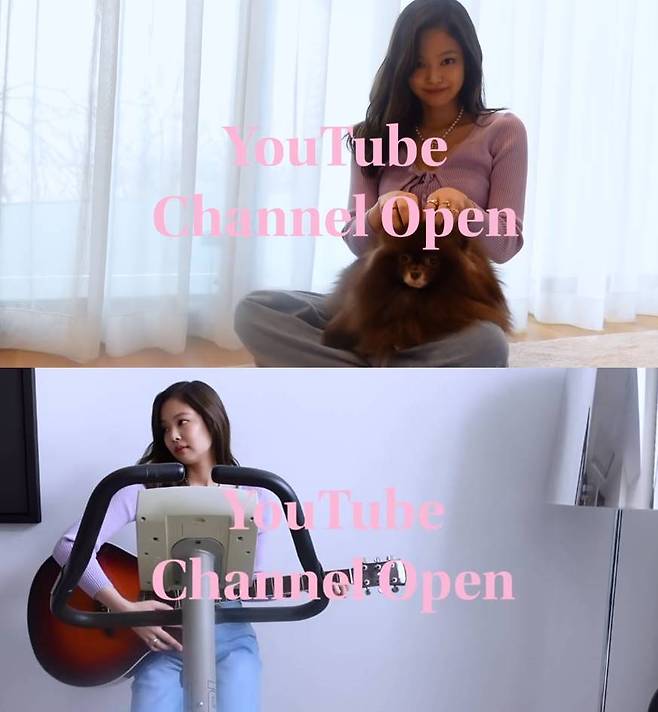 블랙핑크 제니. 사진|제니 유튜브 영상 캡처