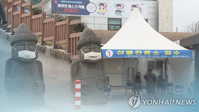 제주 코로나 (CG) [연합뉴스TV 제공]