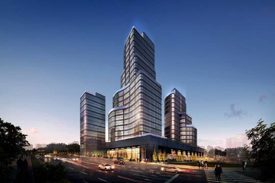 올해 서울 첫 분양단지인 원에디션 강남 투시도. <피알메이저 제공>