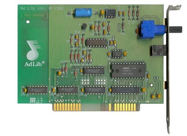 (1987년, 애드립 뮤직 신디사이저의 등장으로 사운드카드가 본격적으로 보급되기 시작했다.)