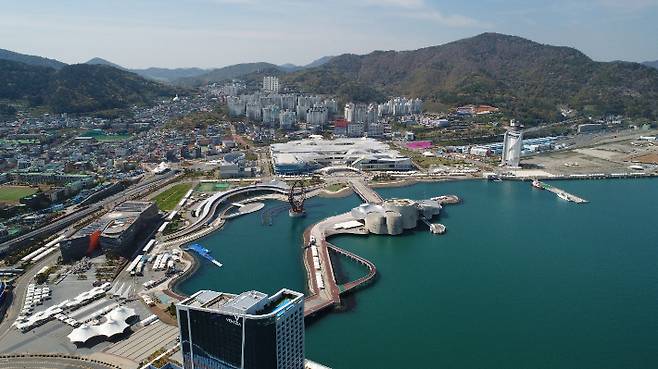 여수세계박람회장 전경. 여수시 제공