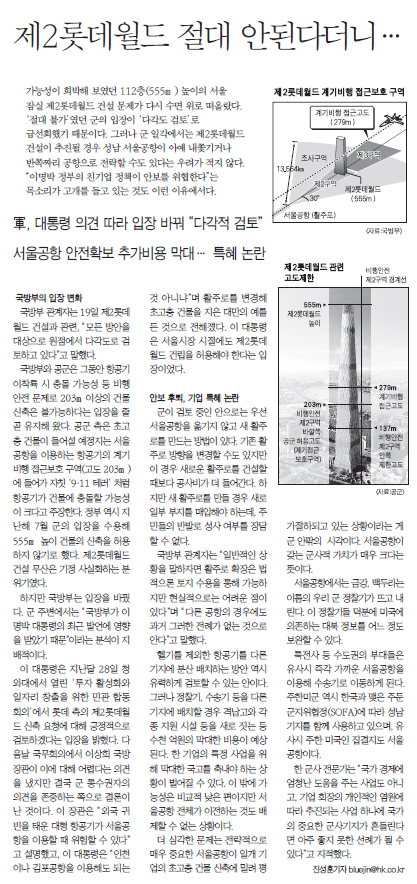 2008년 5월 20일 한국일보 지면