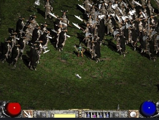 사진=디아블로2 핵심 콘텐츠 '카우방'.