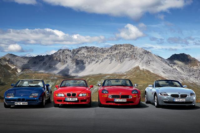 BMW는 지난 시간 동안 다양한 형태로 '로드스터의 계보'를 이어왔다.