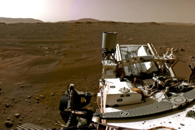 퍼시비어런스에 탑재된 카메라로 찍은 화성의 풍경. /NASA