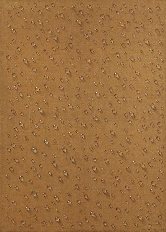 김창열, '물방울', 161.5×115.7cm, 1977(출처:서울옥션)