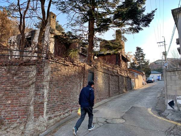 박경리 가옥 가는 골목