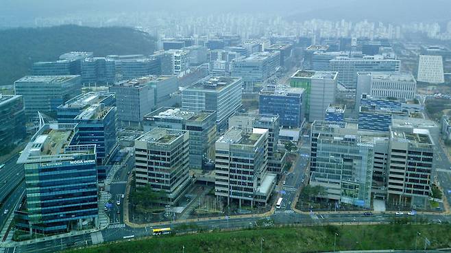 IT·게임 업체가 모여 있는 판교 테크노밸리