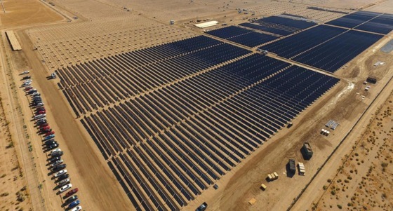 미국 캘리포니아 비컨 카운티 태양광 발전소. 한화솔루션 제공