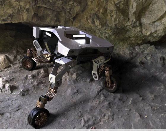 현대자동차그룹은 유튜브에 달·화성 탐사용으로도 사용할 수 있는 이동로봇 ‘타이거’를 최초로 공개했다/사진=현대차