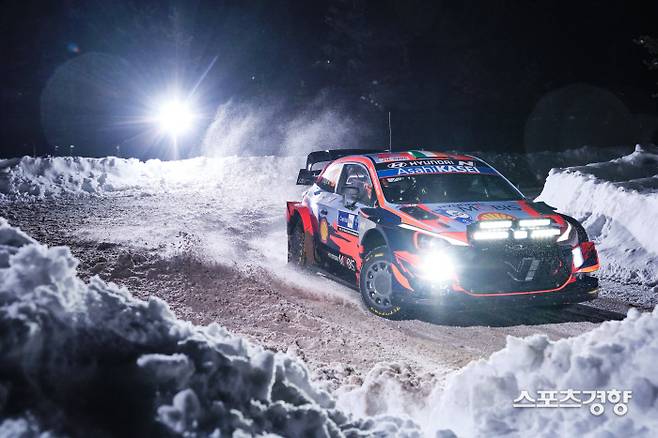 현대자동차 월드랠리팀 2021 WRC 북극 랠리 더블 포디움