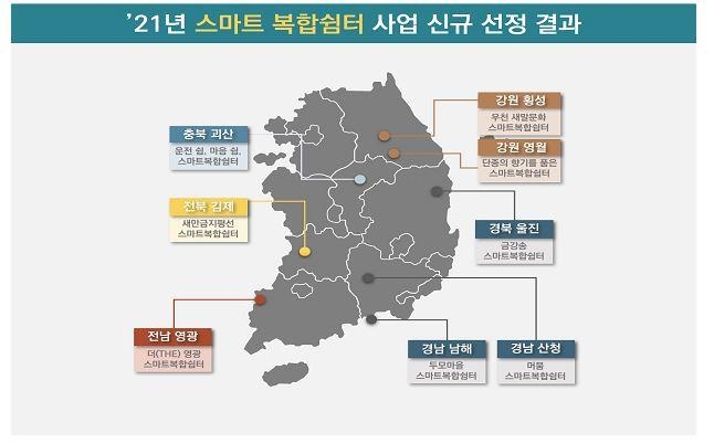 스마트복합쉼터 신규 사업 선정 결과 [국토교통부 제공. 재판매 및 DB 금지]