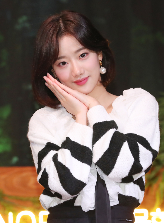 Naeun, member of girl group April. [ILGAN SPORTS]