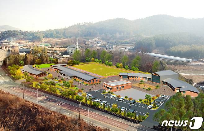전남 1호 공립 대안학교인 담양 송강고등학교 조감도 © News1
