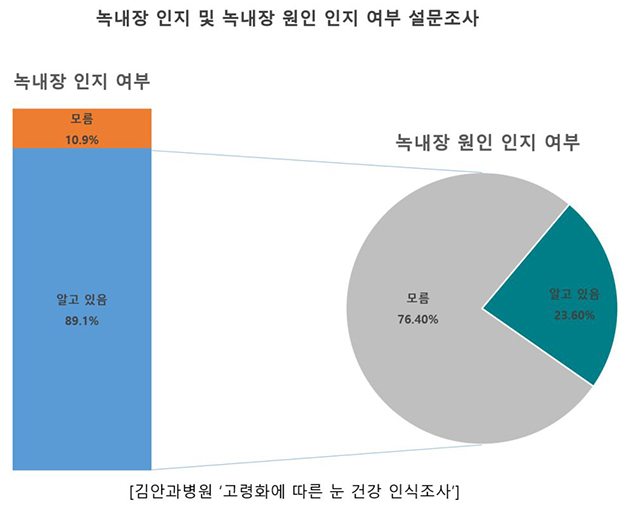 김안과병원이 실시한 '고령화에 따른 눈 건강 인식조사' 결과/김안과병원 제공