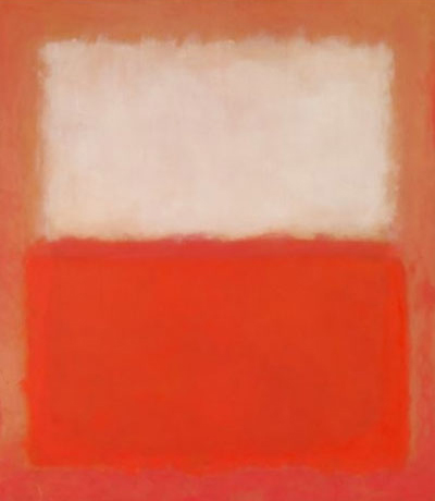 Mark Rothko’s “White Over Red” (1956)