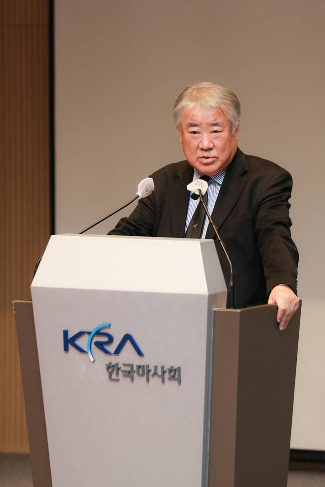 김우남 신임 마사회장© 뉴스1