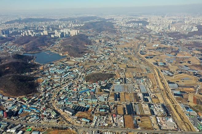 3기 신도시 6번째 신규 택지로 지정된 경기 광명시흥지구 전경. /사진제공=뉴스1