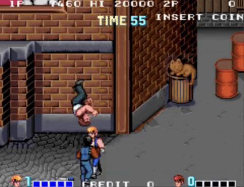 (퍽퍽퍽~ 주인공 조차도 아주 찰지게 얻어맞는다...)