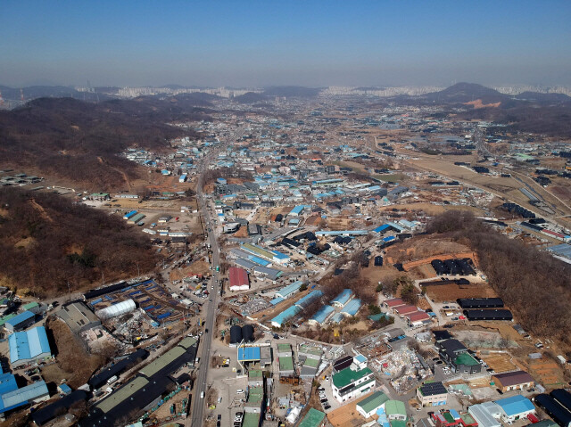 광명·시흥 지구 일대. <한겨레> 자료사진