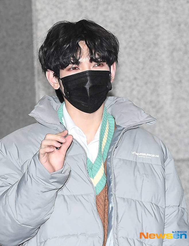 Group Atez Kang Yeo-sang attended the MBC M Show Champion schedule held at MBC Dream Center in Ilsan-dong, Goyang-si, Gyeonggi-do on the afternoon of March 10.