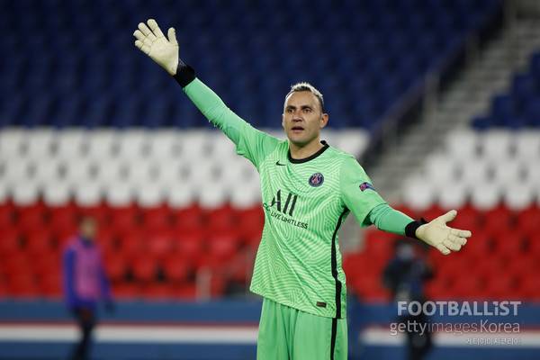 케일러 나바스(파리생제르맹). 게티이미지코리아