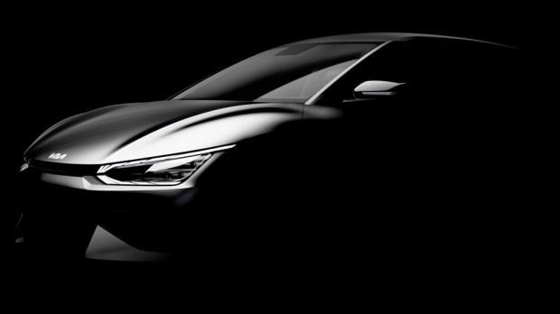 기아가 공개한 첫 전용 전기차 EV6 티저 이미지. 사진=기아