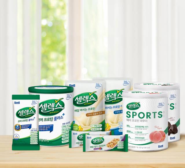 성인 단백질 시장을 국내에서 처음 연 매일유업의 ‘셀렉스’ 제품.