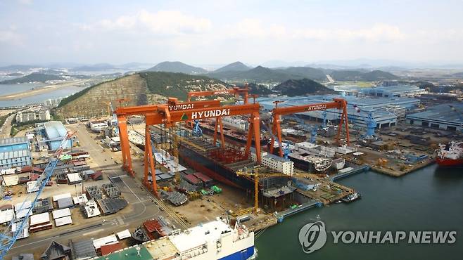 현대삼호중공업 전경 [현대삼호중공업 제공]