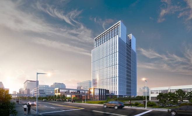 가산동 골드타워 지식산업센터 기숙사는 복합적인 상업시설과 더불어 녹지공간까지 확보되는 등 주상복합 오피스텔 못지않다.