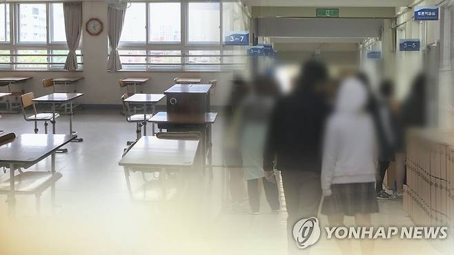 지난 일주일간 초중고생 211명 확진…하루 평균 30.1명꼴 (CG) [연합뉴스TV 제공]