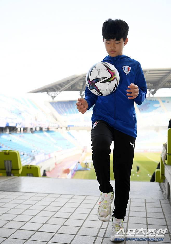 축구 구본서 인터뷰 수원=허상욱 기자 wook@sportschosun.com/2021.03.14/