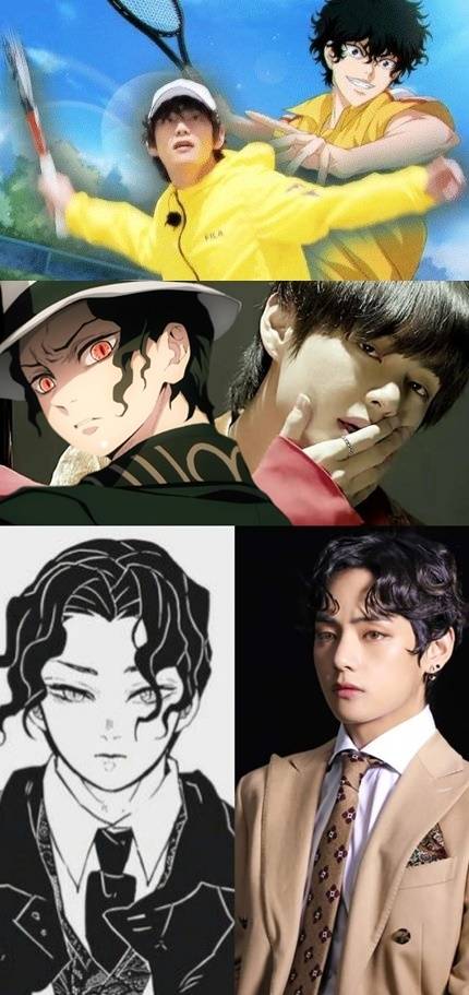 방탄소년단 뷔, 진정한 '만찢남' 비주얼..어떤 만화에 등장해도 찰떡궁합