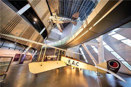 1920년 창설된 한인비행학교에서 사용한 훈련기. 우리나라가 소유했던 최초의 비행기다. [국립항공박물관 제공]