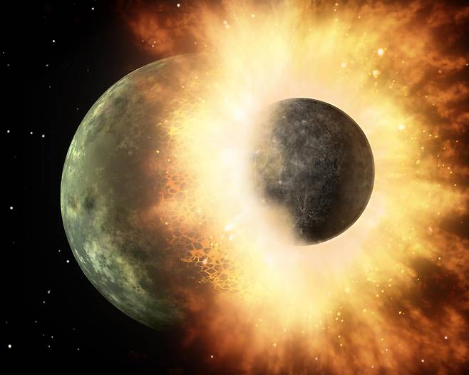 “달 만든 행성 ‘테이아’ 지구 맨틀 깊은 곳에 존재”(사진=NASA/JPL-Caltech, Public domain, via Wikimedia Commons)
