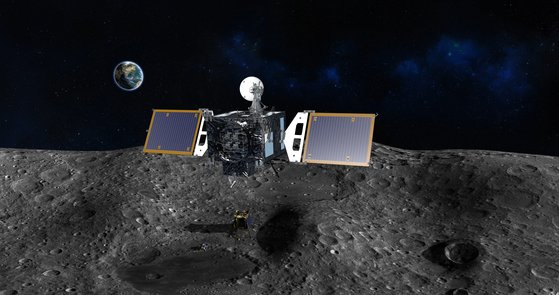 내년 발사될 한국형 달 궤도선이 수행할 과학 임무의 윤곽이 잡혔다. 사진은 달궤도선 가상도. [사진 항우연]