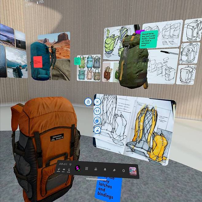 3D 렌더링을 허공에서 공유하거나, 작업 내역 등을 홀로그램으로 주고받는다. 출처=IT동아