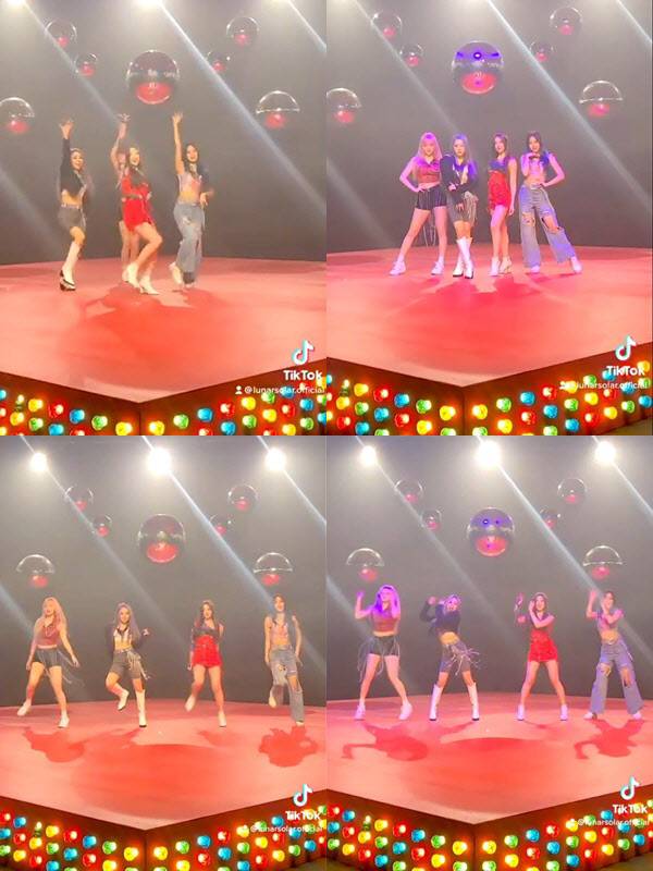 루나솔라 ‘다다다 챌린지’(사진=틱톡)