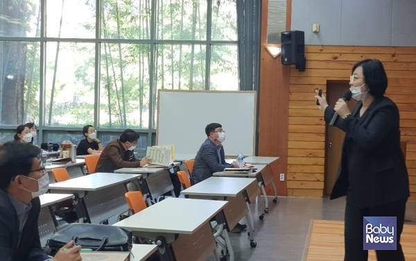 어린이집·유치원 교육 콘텐츠 제공 기관 (주)펨포 이정연 개발실장. ⓒ(주)펨포