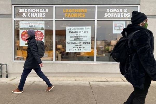 캐나다 온타리오주가 코로나19 재확산으로 인해 4주간 자택대피령을 내렸다. /로이터 연합뉴스