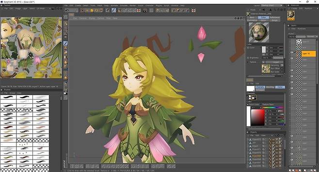 텍스처 작업.김선욱 제공